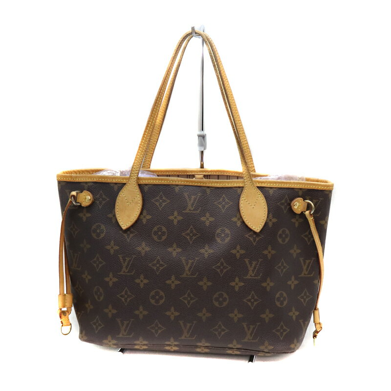 LOUIS　VUITTON【ルイヴィトン】 M40155 ネヴァーフルPM　トートバッグ　モノグラムキャンバス/PVC　ブラウン系/茶色系　レディース【中古】　USED-6　質屋　かんてい局茜部店　A22-5976