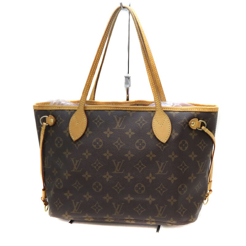 LOUIS　VUITTON【ルイヴィトン】 M40155 ネヴァーフルPM　トートバッグ　モノグラムキャンバス/PVC　ブラウン系/茶色系　レディース【中古】　USED-6　質屋　かんてい局茜部店　A22-5976