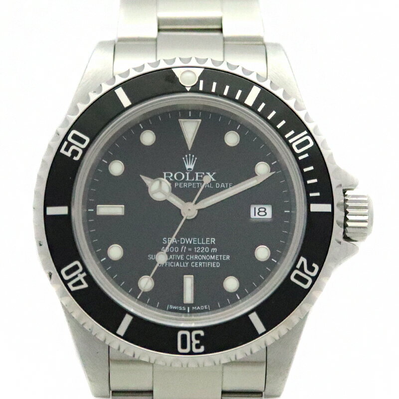 ROLEX【ロレックス】16600 シードゥエラー　オートマチック/自動巻　ダイバーウォッチ　逆回転防止べゼル　SS/ステンレススチール　A番　メンズ 腕時計 【中古】USED-9　質屋 かんてい局茜部店　A23-606