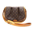 ルイ・ヴィトン Louisvuitton M40474 メニルモンタンPM ショルダーバッグ モノグラムキャンバス ブラウン レディース【中古】