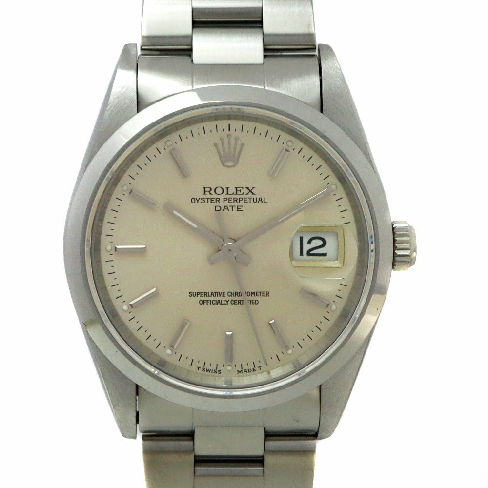 ロレックス Rolex 15200 パーペチュアルデイト シルバーメンズ【中古】