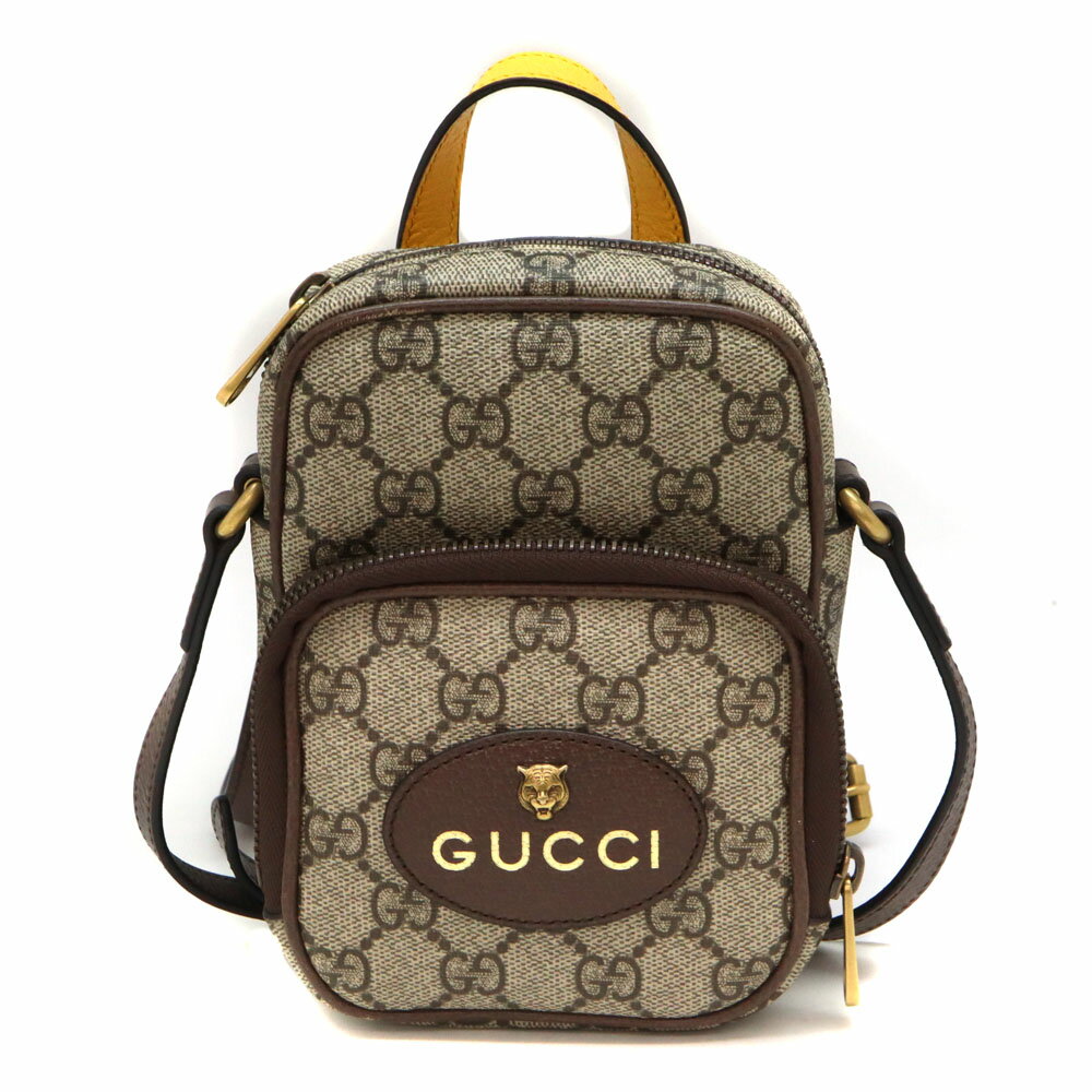 グッチ Gucci 658556 ネオヴィンテージ ショルダーバッグ 鞄 GGスプリーム ベージュ【中古】