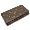 ルイ・ヴィトン Louisvuitton M61736 ポルトフォイユトレゾール 二つ折り財布【中古】