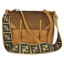 フェンディ Fendi フリップフラップショルダー ブラウン系【中古】