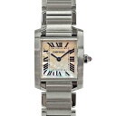 カルティエ Cartier W51028Q3 タンクフランセーズSM シルバー シェル文字盤【中古】