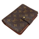 ルイヴィトン Louis vuitton M61207 ポルトパピエジップ PVC ブラウン【中古】