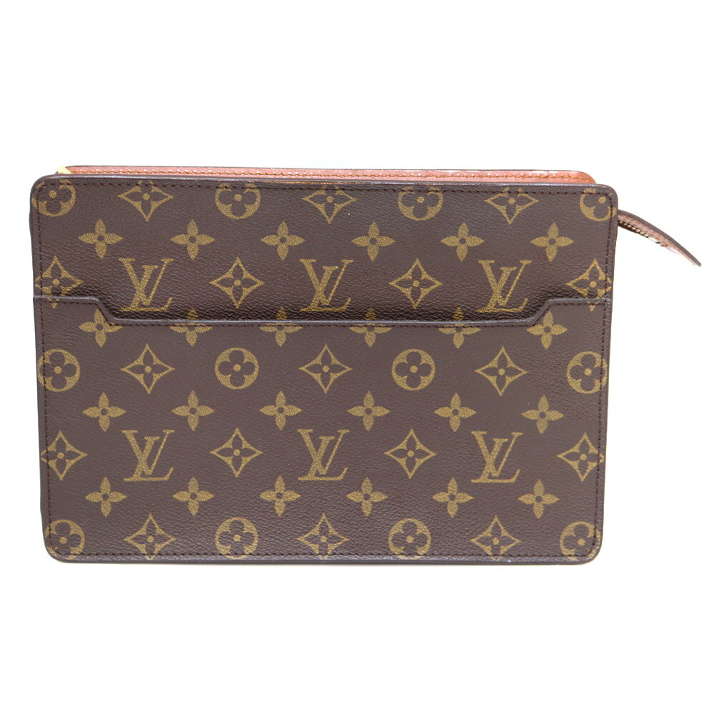 ルイヴィトン Louis Vuitton M51795 ポシェットオム モノグラムキャンバス ブラウン セカンドバッグ【中古】