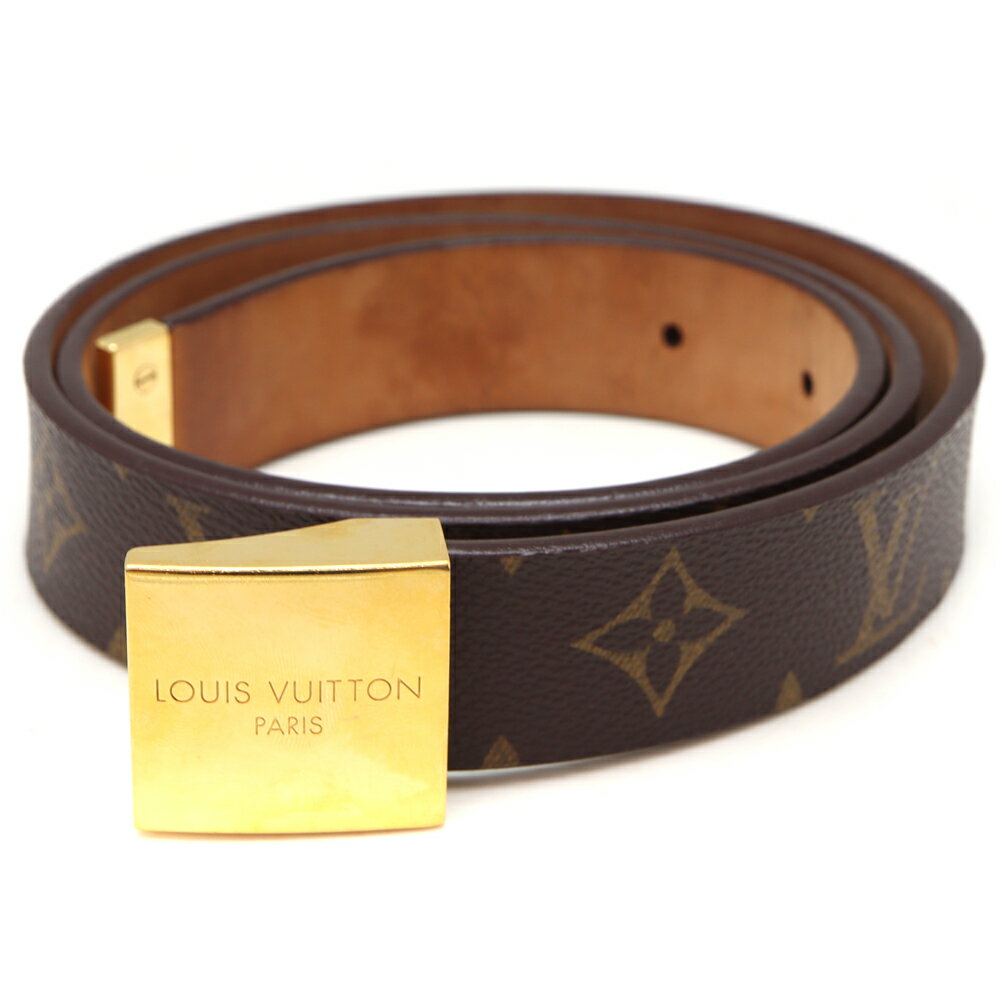 ルイヴィトン Louis vuitton M6800U サンチュールキャレ ベルト 【中古】