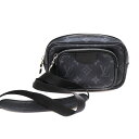 ルイヴィトン Louis Vuitton M30755 アウトドア・ポシェット ショルダーバッグ モノグラムエクリプス ブラック【中古】