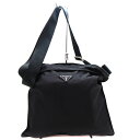 プラダ Prada ナイロンショルダーバッグ ナイロン ブラック【中古】