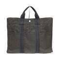 エルメス Hermes エールライントートGM トートバッグ グレー 【中古】