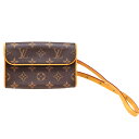 ルイヴィトン Louis Vuitton M51855 ポシェットフロランティーヌ モノグラムキャンバス ブラウン【中古】