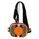 コーチ Coach 2635 ミニデンプシー カメラバッグ ショルダーバッグ PVC ベージュ系 オレンジ系【中古】
