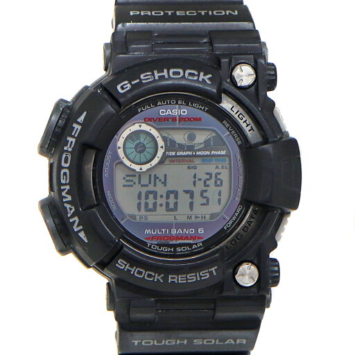 カシオ Casio GWF-1000 G-SHOCK フロッグマン デジタル ブラック【中古】 カシオ Casio GWF-1000 G-SHOCK フロッグマン デジタル ブラック【中古】