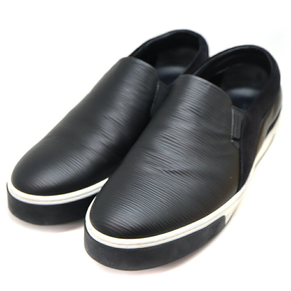ルイヴィトン Louis Vuitton FD0116 エピ スリッポン 靴 ブラック【中古】