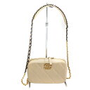 シャネル Chanel AP2728 シャネル19 チェーンショルダーバッグ ラムスキン ベージュ【中古】