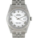 ロレックス Rolex 16234 デイトジャスト ホワイト メンズ 【中古】(2)