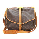 ルイヴィトン Louis Vuitton M42254 ソミュール35 ショルダーバッグ モノグラム ブラウン【中古】