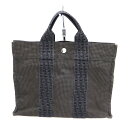 エルメス Hermes エールライントートPM トートバッグ グレー 【中古】