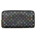 ルイ・ヴィトン Louis Vuitton M60275 ジッピーウォレット モノグラムマルチカラー ブラック 【中古】