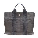 エルメス Hermes エールライントートPM トートバッグ グレー 【中古】