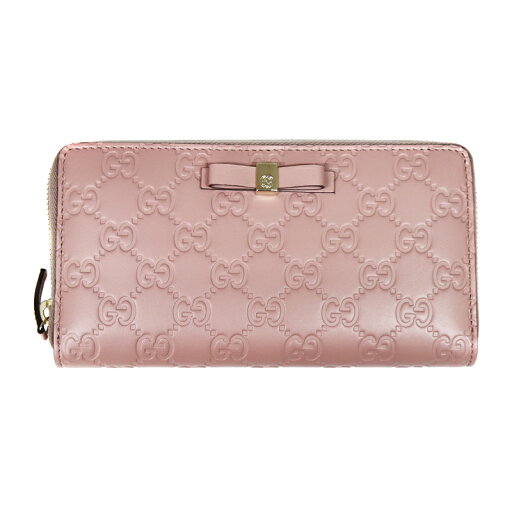 Gucci グッチ 388680 ラウンドファスナー財布 ピンク【中古】 Gucci グッチ 388680 ラウンドファスナー財布 ピンク【中古】
