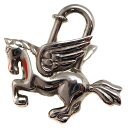 エルメス Hermes カデナ ペガサス バッグチャーム シルバー 【中古】
