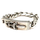 クロムハーツ Chrome hearts 2354-304-0001-9150 IDダガー 13リンク ブレスレット シルバー【中古】