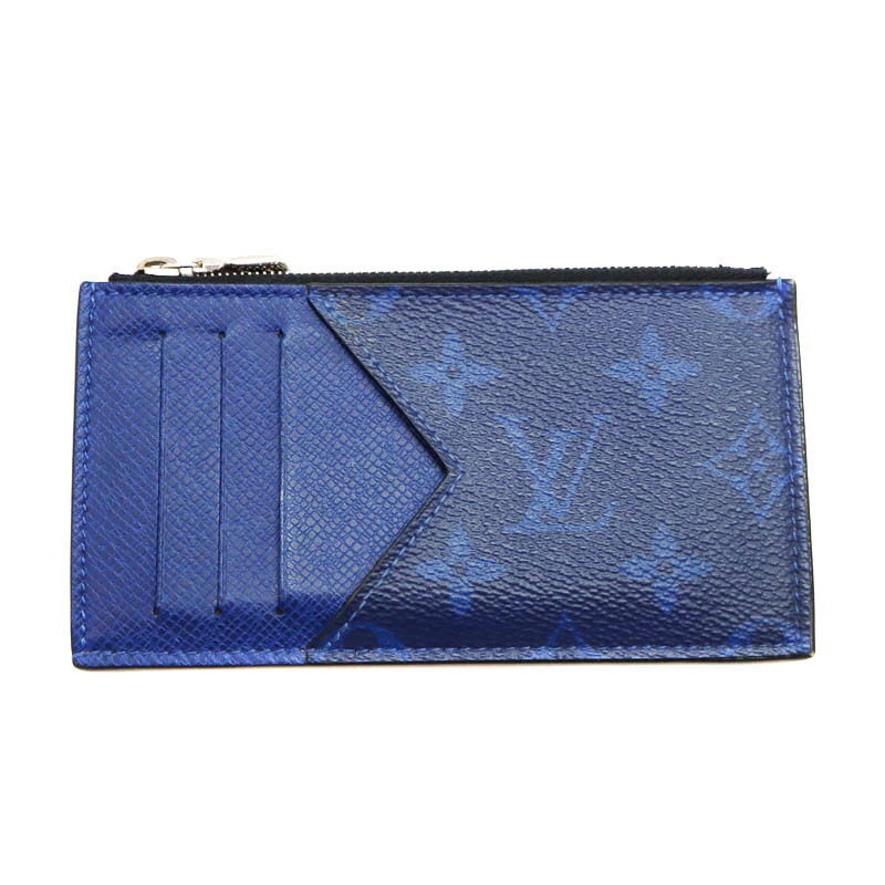 ルイヴィトン Louis Vuitton M30270 コイン・カードホルダー ネイビー コインケース カードケース タイガラマ 送料無料【中古】