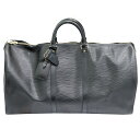 ルイヴィトン Louis vuitton M42952 キーポル55 ボストンバッグ 鞄 エピ ブラック ユニセックス【中古】