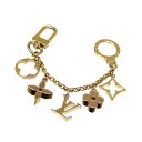 ルイヴィトン Louis Vuitton M65111 バッグチャーム チェーンフルールドゥモノグラム 金属素材 ゴールド レディース 【中古】