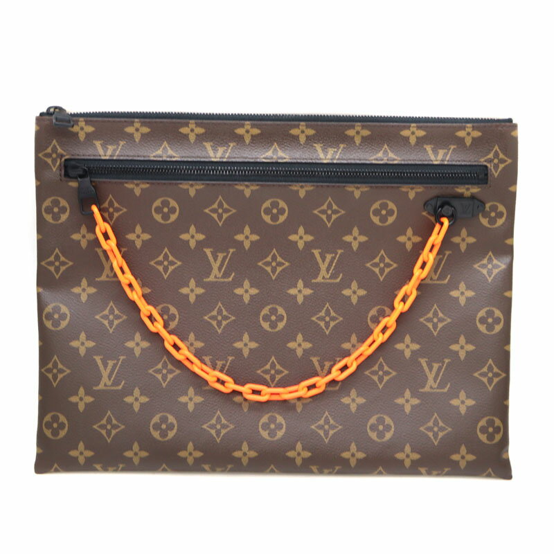 ルイヴィトン Louis vuitton M44484 ソーラレイポシェットA4 クラッチバッグ モノグラムキャンバス ブラウン【中古】(4)