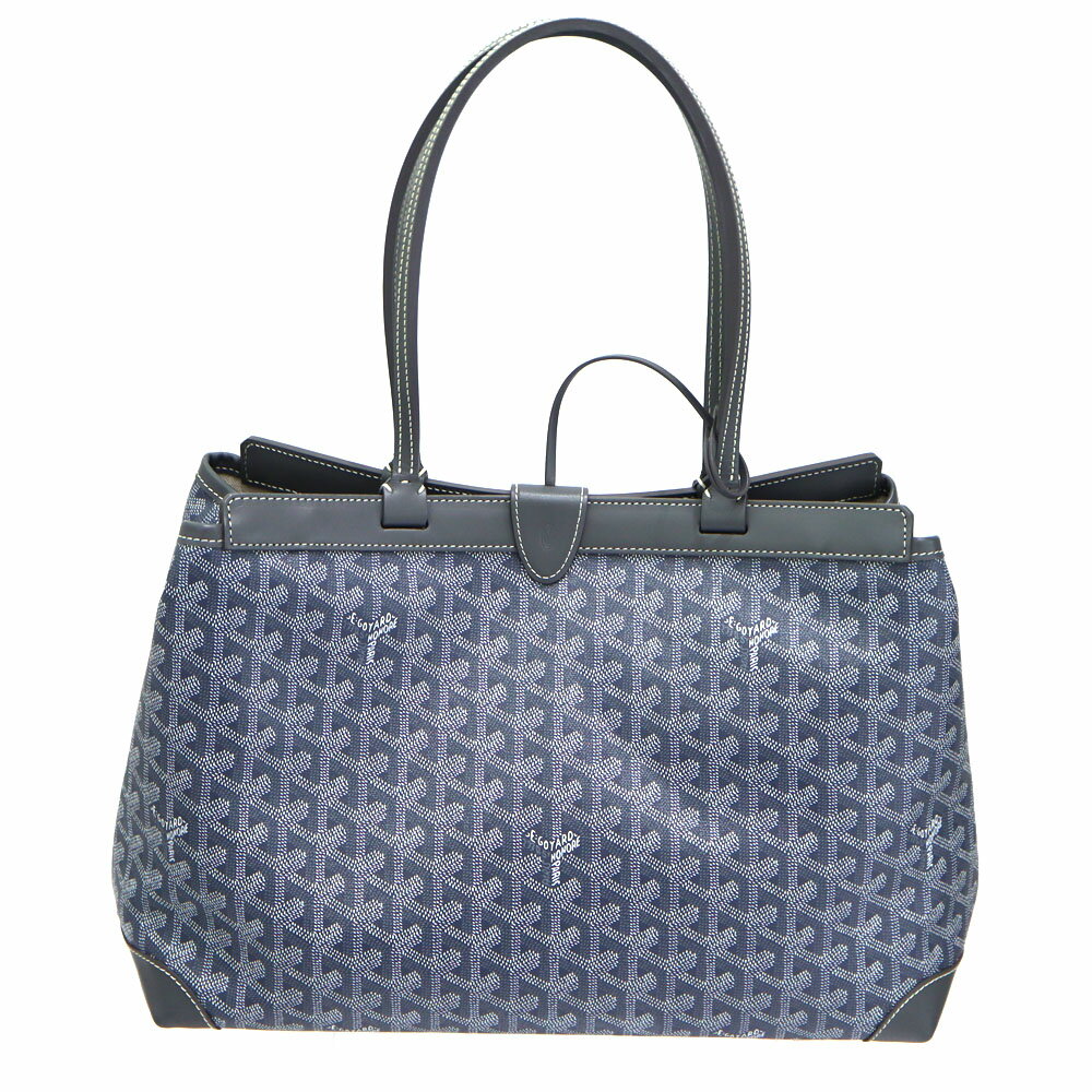 ゴヤール Goyard ベルシャスビヨードPMトートバッグ PVC レザー グレー レディース 【中古】