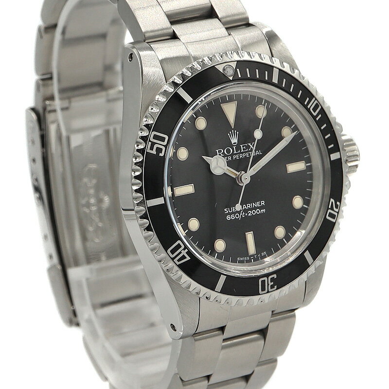 ロレックス Rolex 5513 サブマリーナーメンズ 自動巻 腕時計 ブラック【中古】