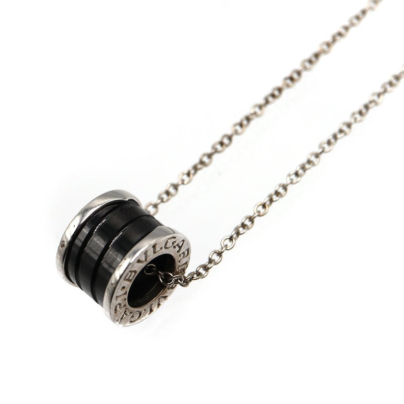 楽天質屋かんてい局 楽天市場店ブルガリ Bvlgari B-ZERO1 ネックレス SV925 シルバー セーブザチルドレン ユニセックス 【中古】