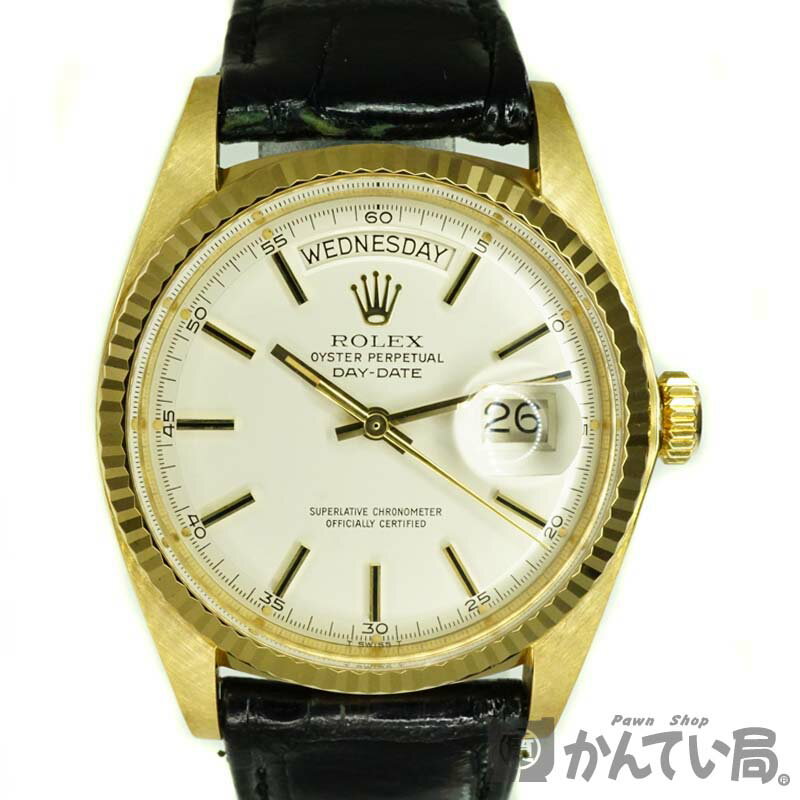 【メンテナンス済み】　ROLEX　ロレックス　1803　デイデイト　18金　K18YG　メンズ　金無垢　腕時計　※非防水　3番台　【中古】　USED-8　かんてい局春日井店　K2000229