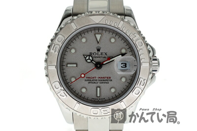 【メンテナンス済み】　ROLEX　ロレックス　169622　ヨットマスター　ロレジウム　レディース　Y番　プラチナ　ステンレス　オートマチック　【中古】　USED-9　かんてい局細畑店　h19-4161