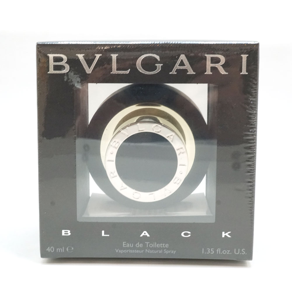 BVLGARI【ブルガリ】ブラック オードトワレ EDT 40ml メンズ 香水 未開封 【中古】未 ...