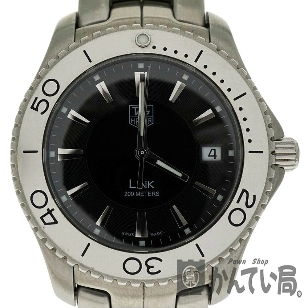 TAG HEUER【タグ・ホイヤー】　WJ1110.BA0570　リンク　クォーツ　ブラック　デイト ...