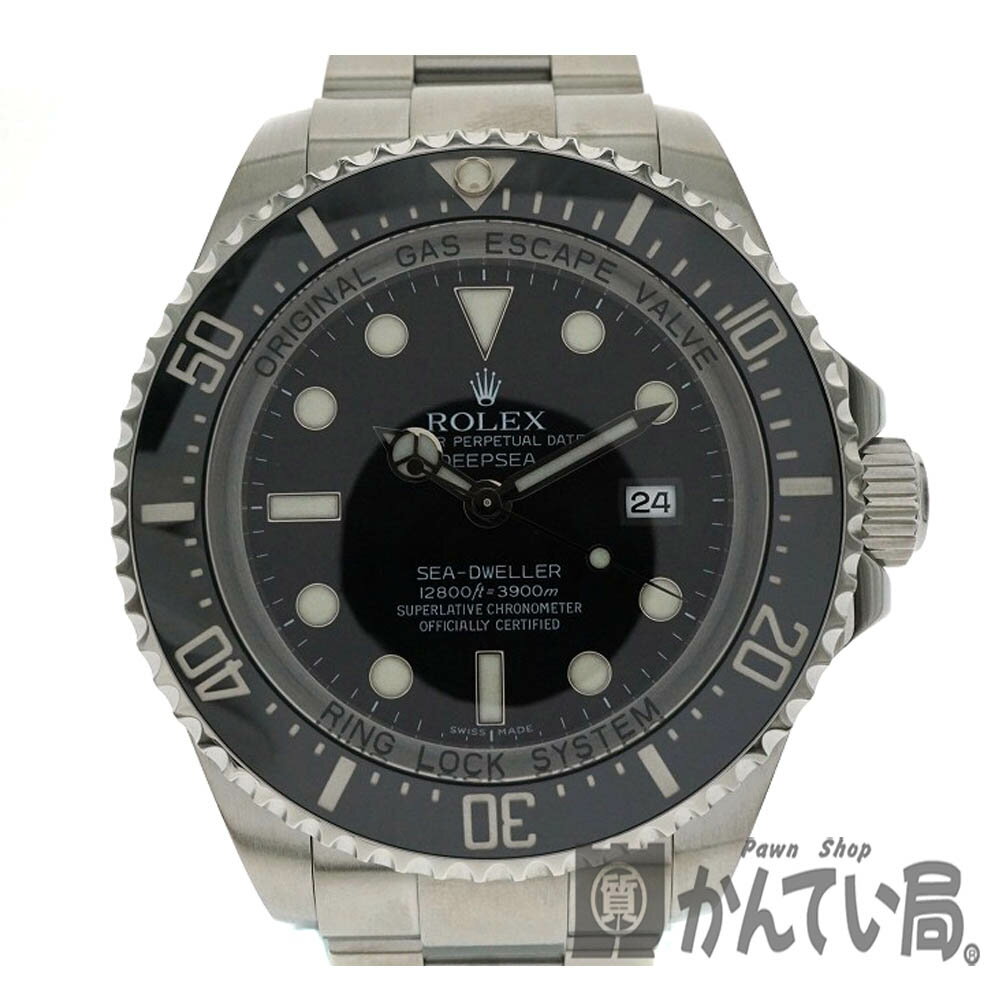 【外装仕上げ済み】ROLEX【ロレックス】116660 ディープシー/初期型【希少】マーク1 3900M防水 SS ダイバーズウォッチ スポーツモデル 【中古】USED-9 質屋かんてい局細畑店 h3100004928700023