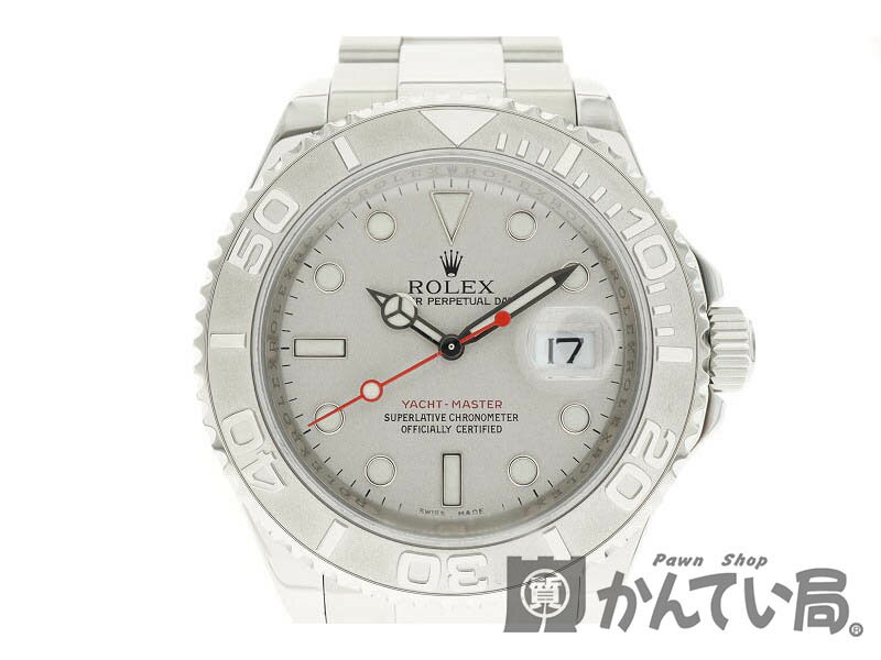 【OH・仕上げ済み】ROLEX【ロレックス】16622 ヨットマスターロレジウム SS×プラチナ Z番 メンズ スポーツモデル 【中古】USED-9 質屋かんてい局細畑店 h19-5115