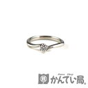 4℃【ヨンドシー】Pt900　　D0.11ct　ダイヤモンド　リング　Dカラー　VS-1　EX　指輪　約7号　婚約　レディース　プラチナ　ジュエリー【中古】　USED-9　質屋　かんてい局小牧店　c20-332