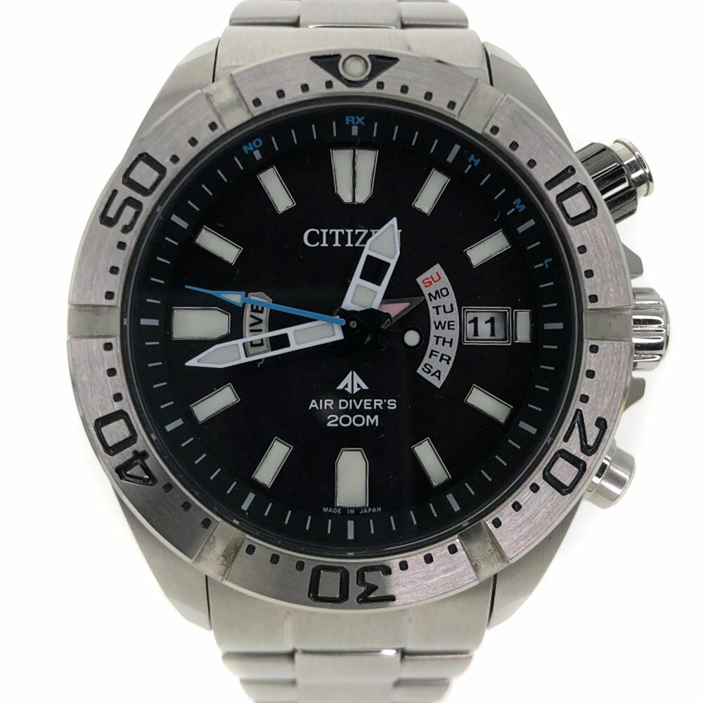 CITIZEN 【シチズン】 PMD56-3081 プロマスター ブラック系 200M防水 日付表示 曜日表示 エコドライブ ソーラー電波 【中古】 USED-7 質屋 かんてい局細畑店 h2201494