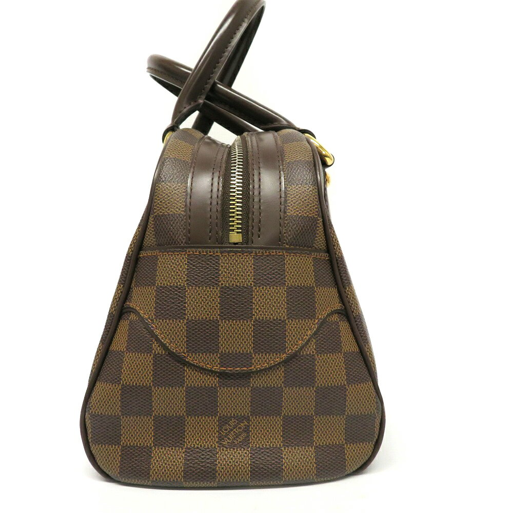 【値下げ】LOUISVUITTON【ルイヴィトン】N60008 ドゥオモ ハンドバッグ ダミエ エベヌ レディース ボストンバッグ 鞄 ブラウン 【中古】USED-6(B) 質屋 かんてい局細畑店 h2106791