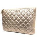 シャネル CHANEL パンチング クラッチバッグ 【中古】