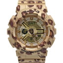 カシオ Casio BA-110LP-9AJF Baby-G レディース クオーツ 電池式 レオパード ヒョウ柄 腕時計 【中古】