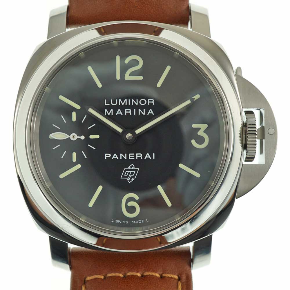 O.PANERAI【オフィチーネパネライ】 PAM00005 ルミノールロゴアッチャイオ　SS レザ ...