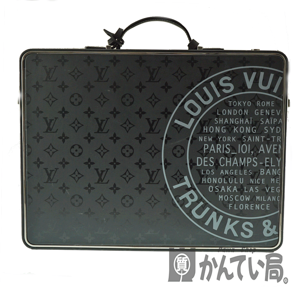 LOUIS VUITTON【ルイヴィトン】　トランクケース　モノグラムエクリプス　バッグ　旅行バッグ　ビジネスバッグ　ブラック　アタッシュケース　メンズ　【中古】USED-S【10】　質屋かんてい局春日井店k3100992928900003のサムネイル
