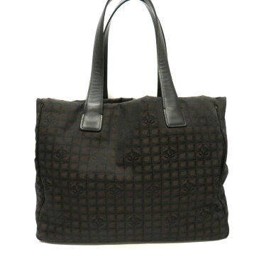 CHANEL 【シャネル】 A26156 ニュートラベルライン 2WAYバッグ MM ナイロンジャガード マロン ブラウン ポーチ付き 軽量 旅行用 【中古】 USED 【6】 質屋 かんてい局細畑店 h2006757