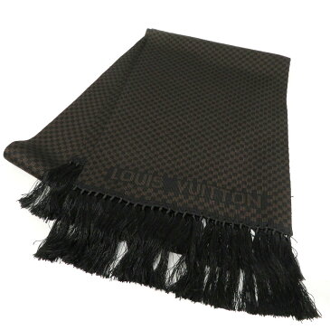 LOUISVUITTON【ルイヴィトン】マフラー ブラウン シルク 箱付き 男女兼用【中古】USED【8】質屋 かんてい局細畑店 h2101238
